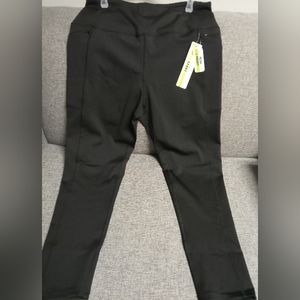 NEW ✨ Nicole Miller sports women's high -waisted leggings, size XL color black